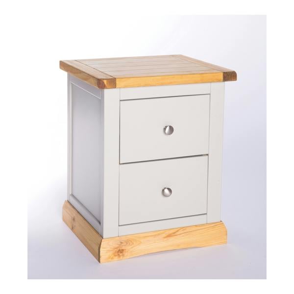 Cabinet Bits Bomporto 2 Drawer Bedside Table