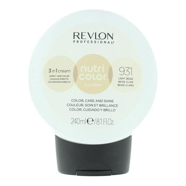 Nutri Color Filters Revlon Nutri Color Filters 931 Light Beige 3 In 1 Hair Cream 240ml