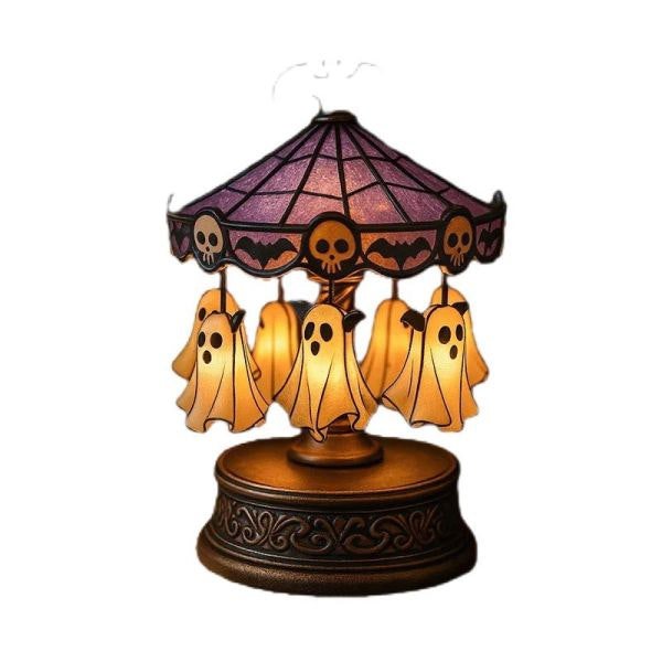 Leaper Halloween Resin Ghost Carousel Light