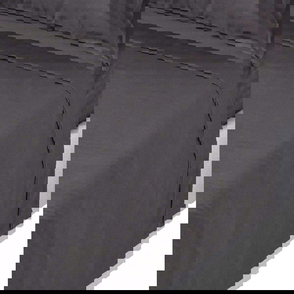 HOMESCAPES Premium 1000 TC Egyptian Cotton Sateen Weave Flat Sheet