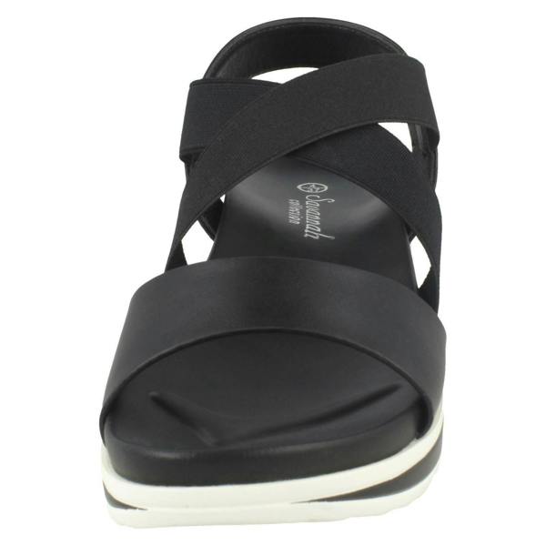 Savannah Ladies Savannah Low Wedge Sandals F10876