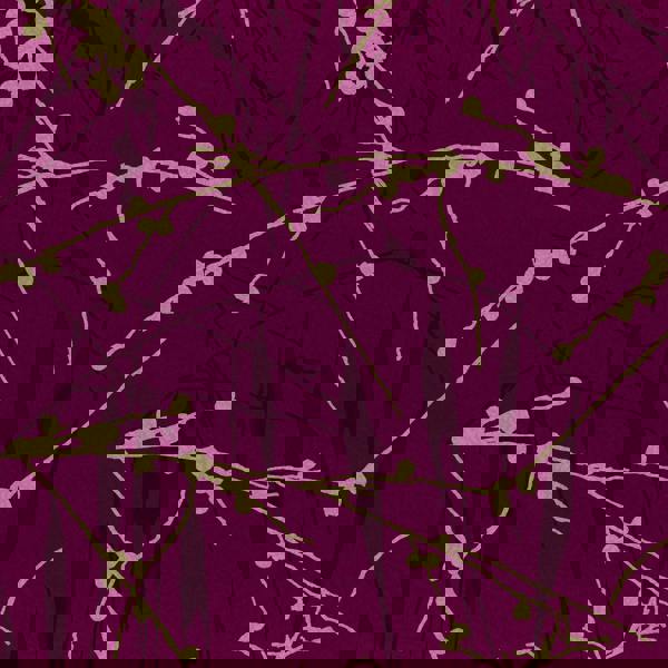 Clarissa Hulse Meadow Grass Wallpaper | Damson & Soft Gold