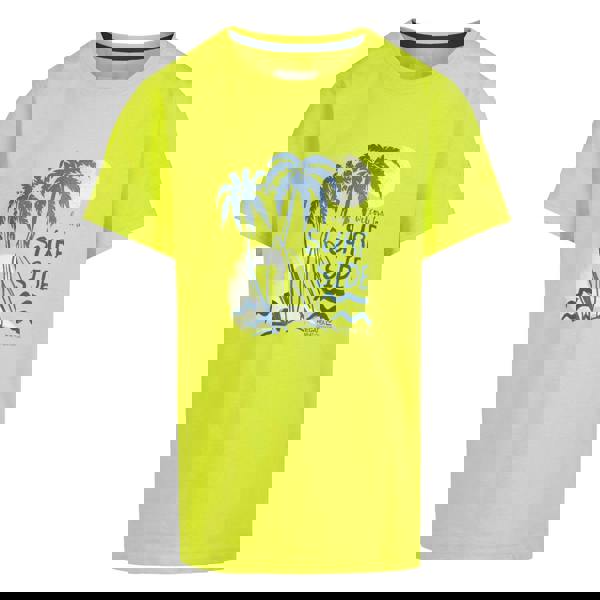 Regatta Kids Bosley VII Surfboard T-Shirt - Citron Lime