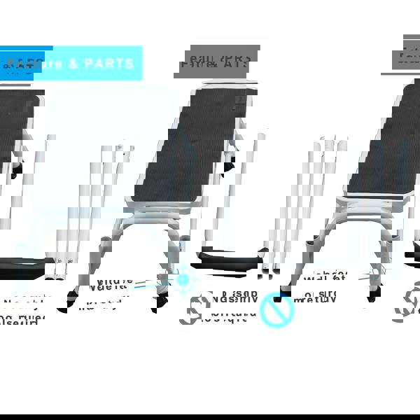 Gr8 Home Step Stool Non Slip Mat Caravan Door Ladder Van Motorhome Camper With Handrail