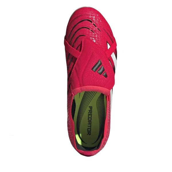 Adidas Womens/Ladies Predator Elite Soft Ground Football Boots - Red/White - 