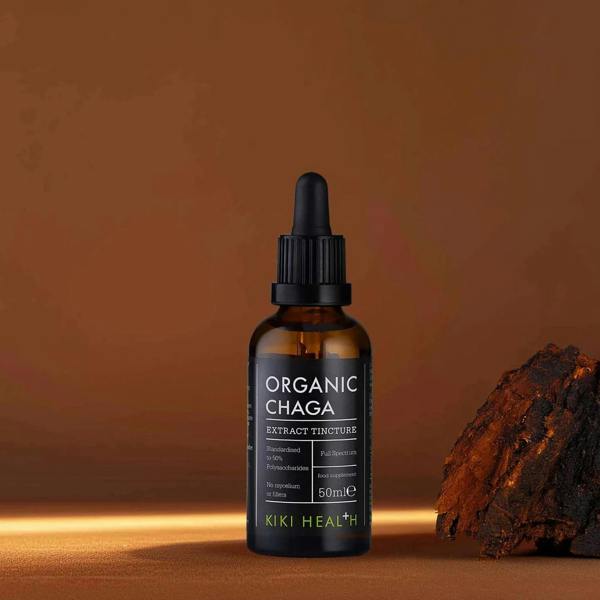 KIKI Health Organic Chaga Extract Tincture - 50ml