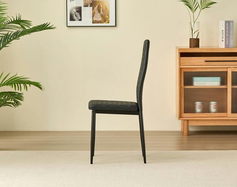 Emily Leather Comfort Dining Chairs - Set of 4 - Madefor.Living