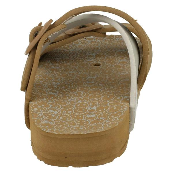 Spot On Girls Samoa Flat Buckle Mule Sandal