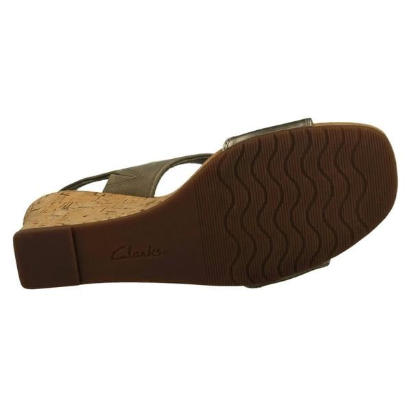 Clarks Ladies Clarks Wedge Heeled Strappy Sandals Kyarra Faye