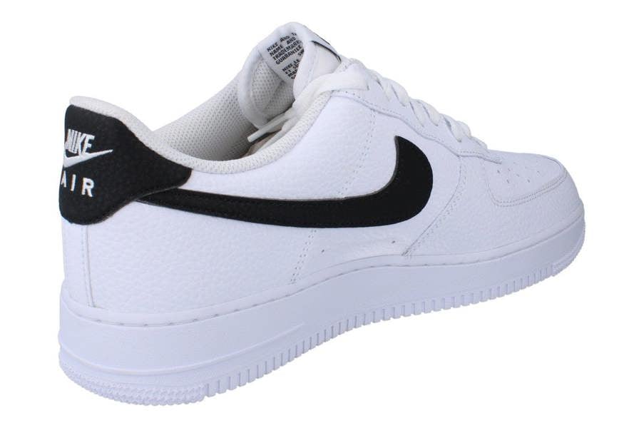 Nike Air Force 1 07 Mens Trainers Ct2302 (Uk 10 Us 11 Eu 45, White Black 100)