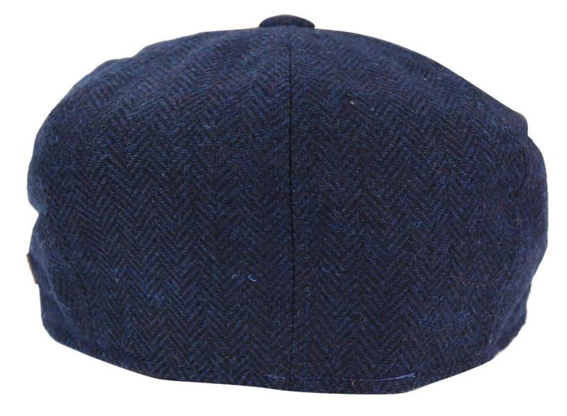 TruClothing Mens Peaky Blinders Tweed Gatsby Flat Baker Hat With Razor Blade