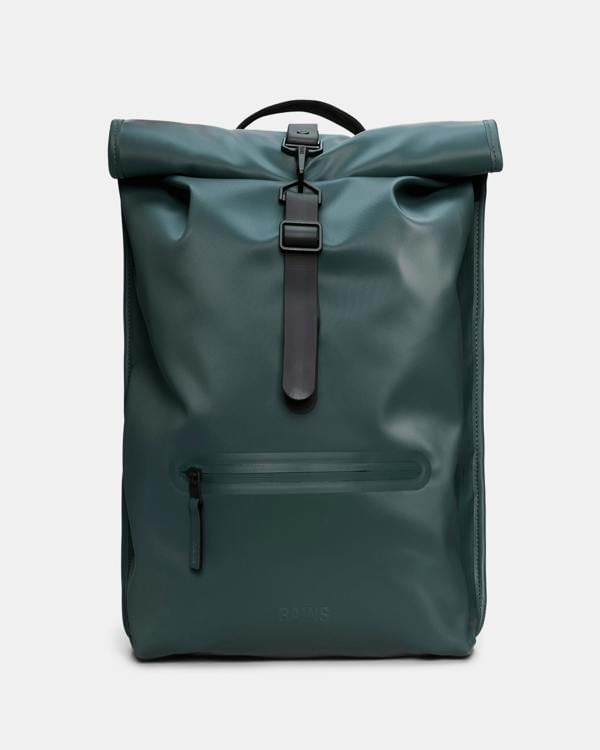 Rains Unisex Rolltop Rucksack in 175 Mystique