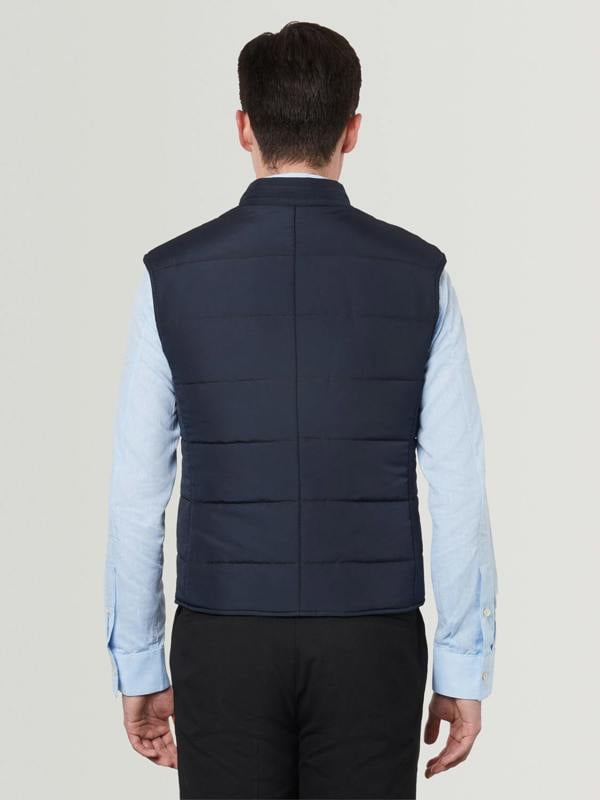 Quilted Gilet Navy