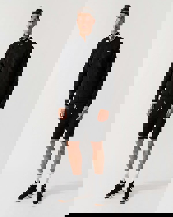 BOSS Green Zone Mens Full Zip Sweatshirt - Black 001