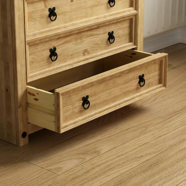 Vida Designs Corona Rustic 4 Drawer Chest
