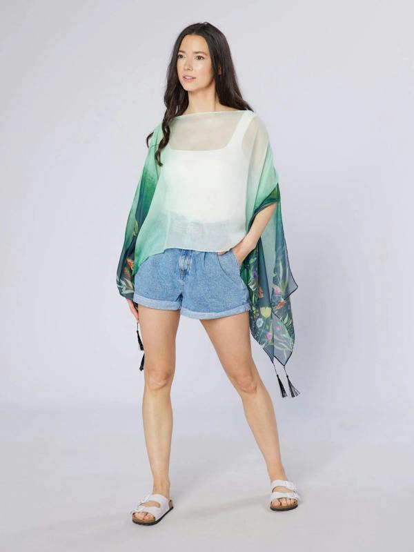 Art on Scarves The Ultimate Accessory - Wildflowers