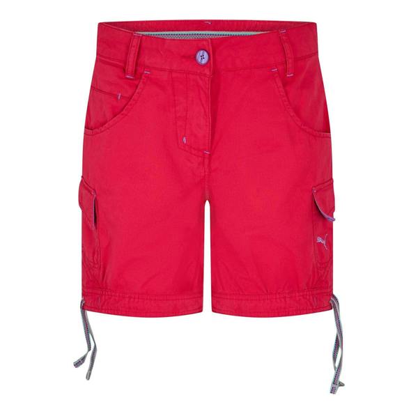 Puma Womens/Ladies Beach Cargo Shorts - Red - 