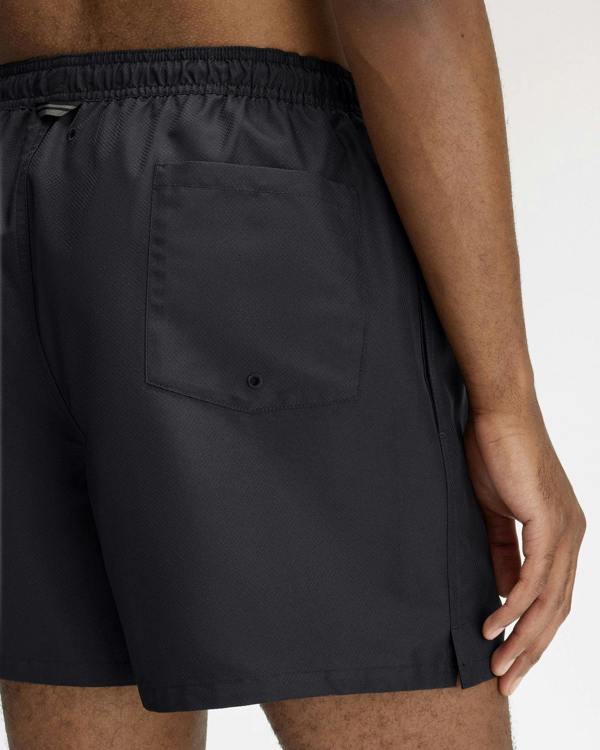 Fred Perry Mens Swimshorts - Black 102 | CHO | Designer Mens Swimming Shorts