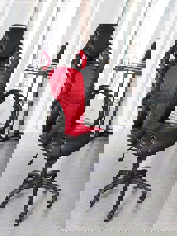 Dorel Home Daytona office chair with wheels in red / black