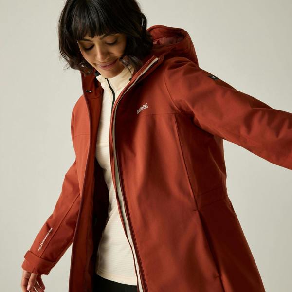 Regatta Womens/Ladies Taline Insulated Waterproof Jacket - Burnt Henna