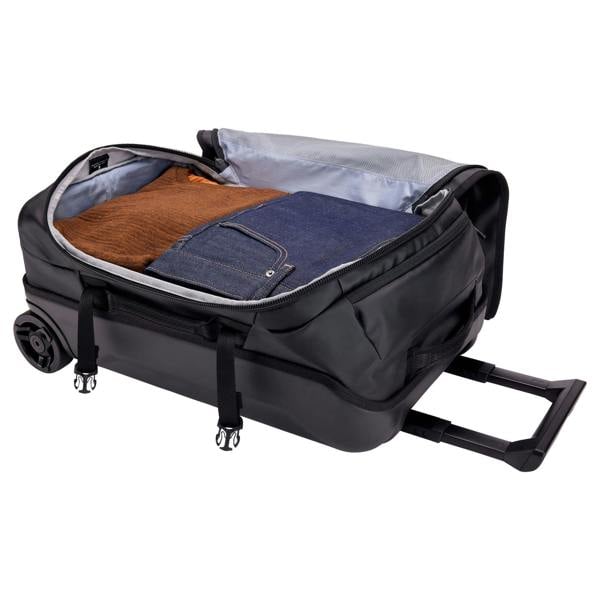 Thule Chasm Carry On Wheeled Duffel 40L Black Travel Luggage Bag Cabin Suitcase