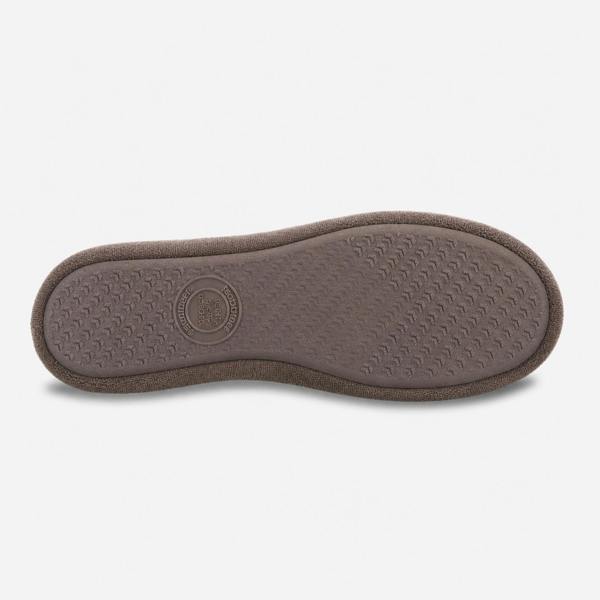 Totes TERRY BALLERINA SLIPPER Full Slippers Slippers   in  Taupe