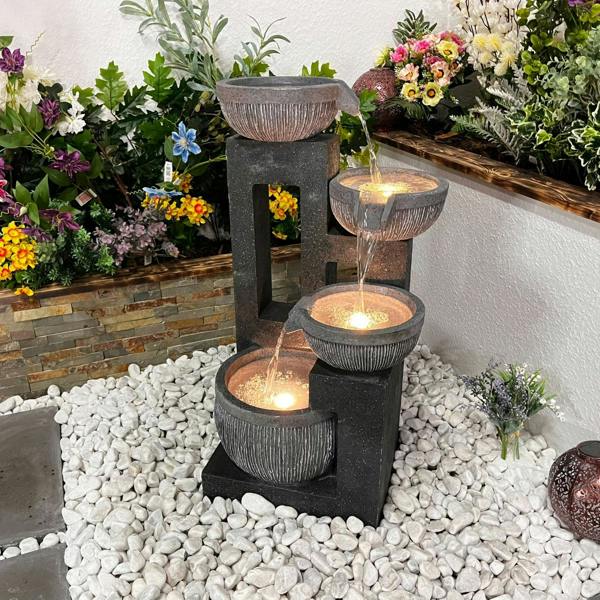 Tranquillity Water Features Mirage Cascade Contemporary Water Feature