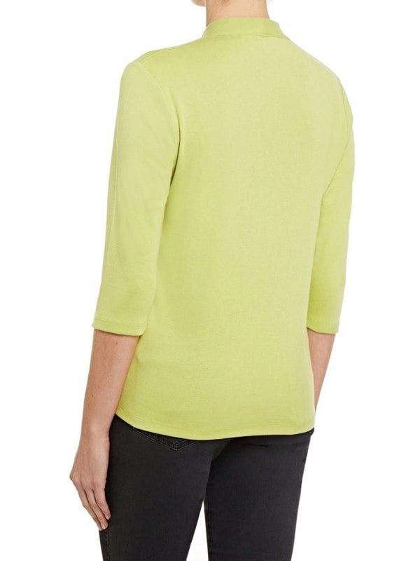 PennyPlain High Back V-neck Top - Kiwi