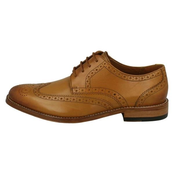 Clarks Mens Clarks Formal Brogue Detailed Shoes James Wing