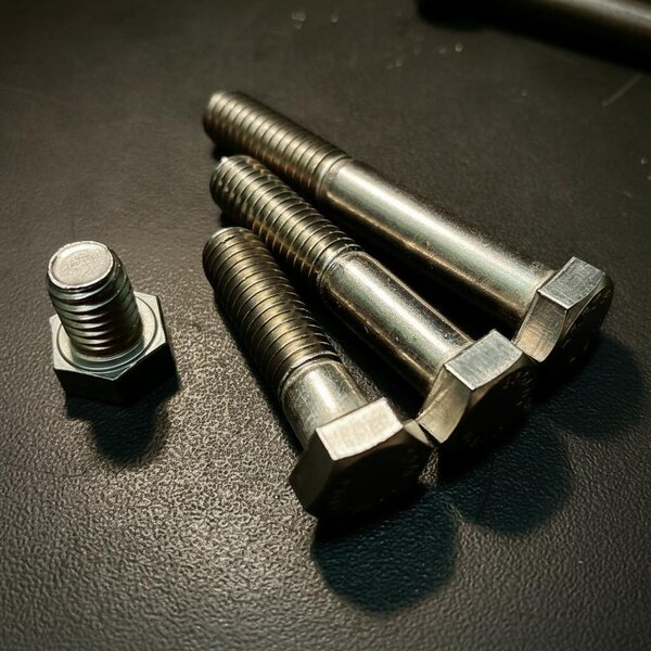 Fixaball UNC 1/4" Hex Bolt Set Screws A2 304 Stainless Steel