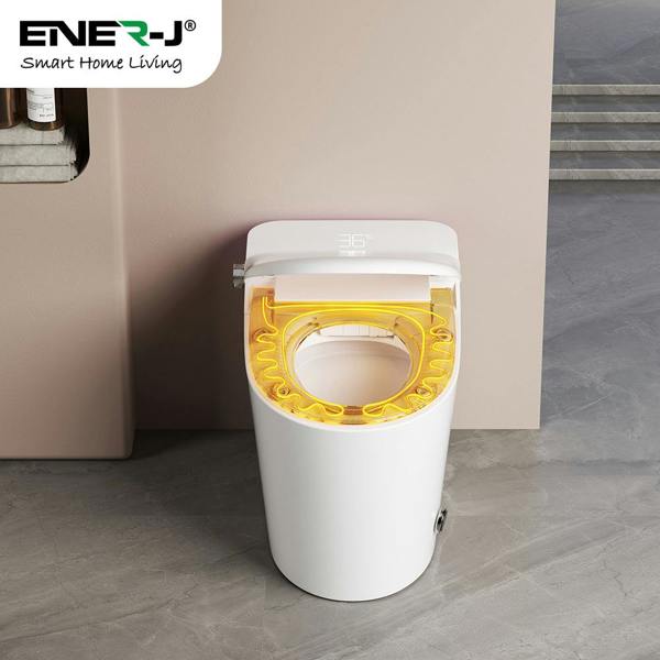 ENER-J HygienePro Smart Toilet with Instant Heating, Heated Seat, UV Sterilisation & Remote Control, Integrated Tank Bidet System