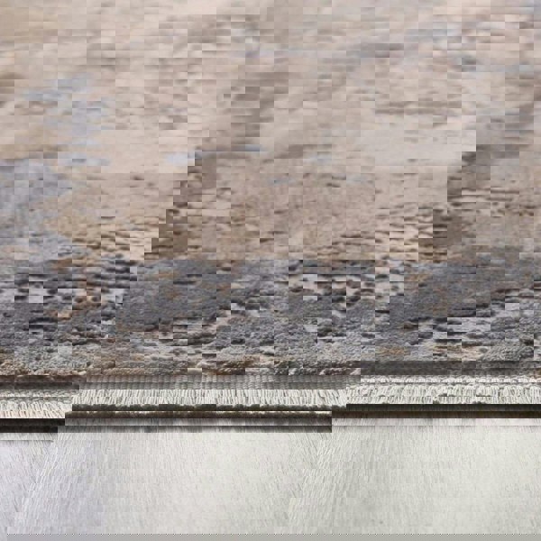 Cosimo Blue/Grey Distressed Modern Rug | Vintage | The Rugs