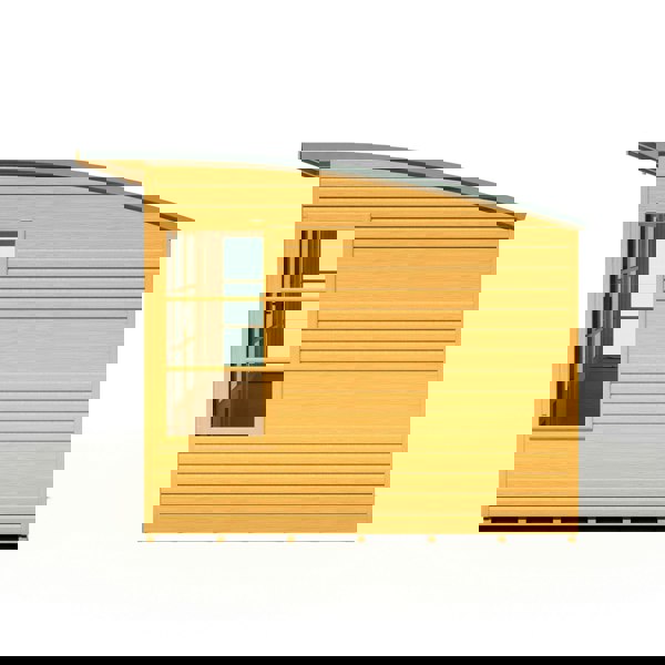 Shire Orchid 10x8G Summerhouse with curved roof - Best Shed