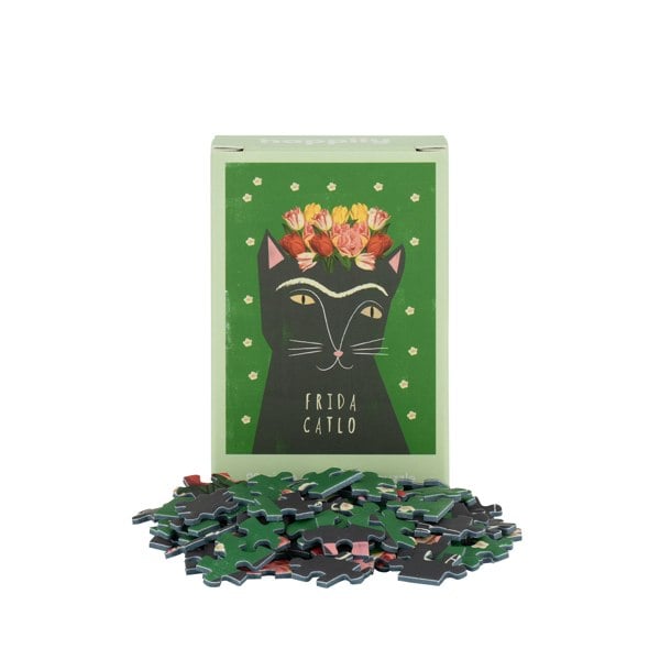 Happily Puzzles Frida Catlo - 99 Piece Mini Jigsaw Puzzle