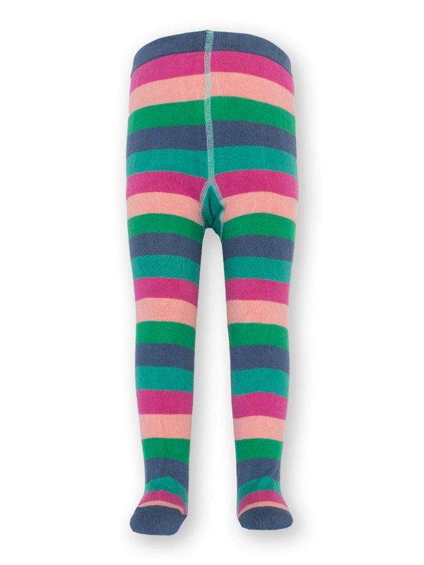 Kite Girls Organic Stripy Tights Teal