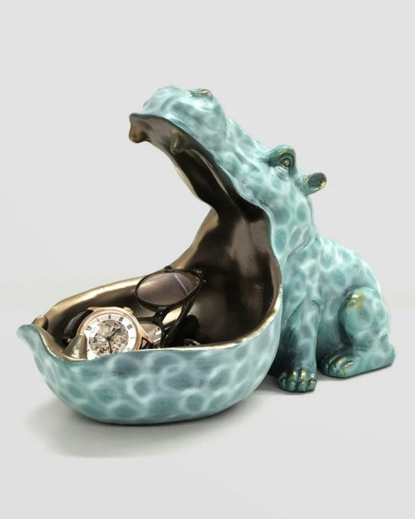 Hungry Hippo Desk Tidy – Quirky Storage for Keys, Pens and Chaos