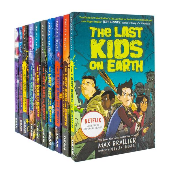 The Last Kids on Earth Series 10 Books Collection Set by Max Brallier – Zombie Parade, Nightmare King & Action Adventure Collection for Kids