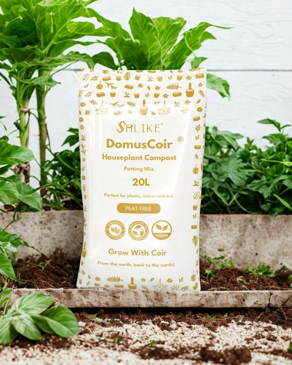 CoirProducts DomusCoir® 20 L – Luxury Houseplant Compost for Thriving Indoor Greenery
