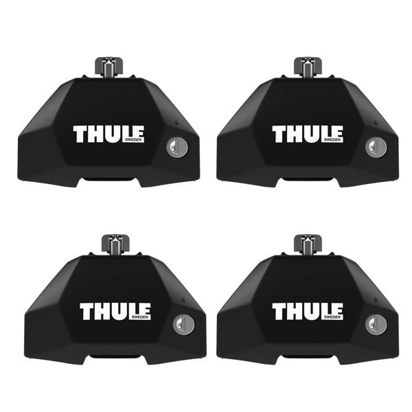 Thule 710700 Foot Pack Feet with Locks for Fix Points or T Profile Rails