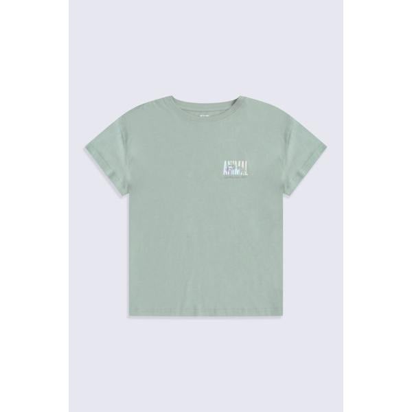 Animal Womens/Ladies Phoenix Organic T-Shirt - Blue - 