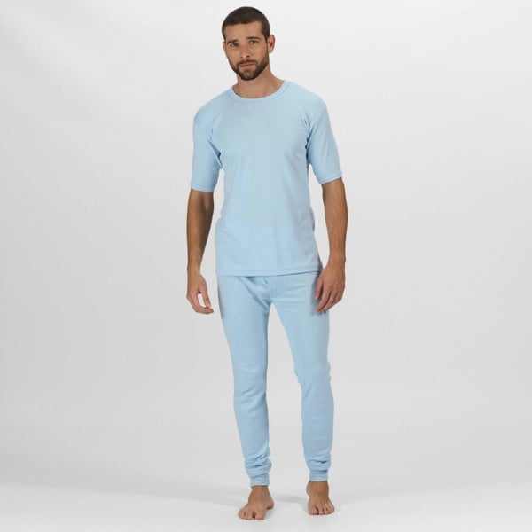 Regatta Professional Mens Thermal Short-Sleeved Base Layer Top - Blue