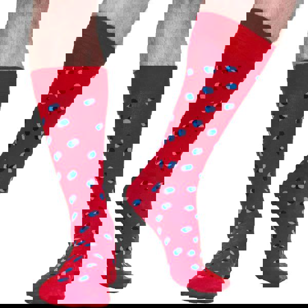 Jemsox 5-Pack Multi Hexagon Organic Cotton Mens Socks