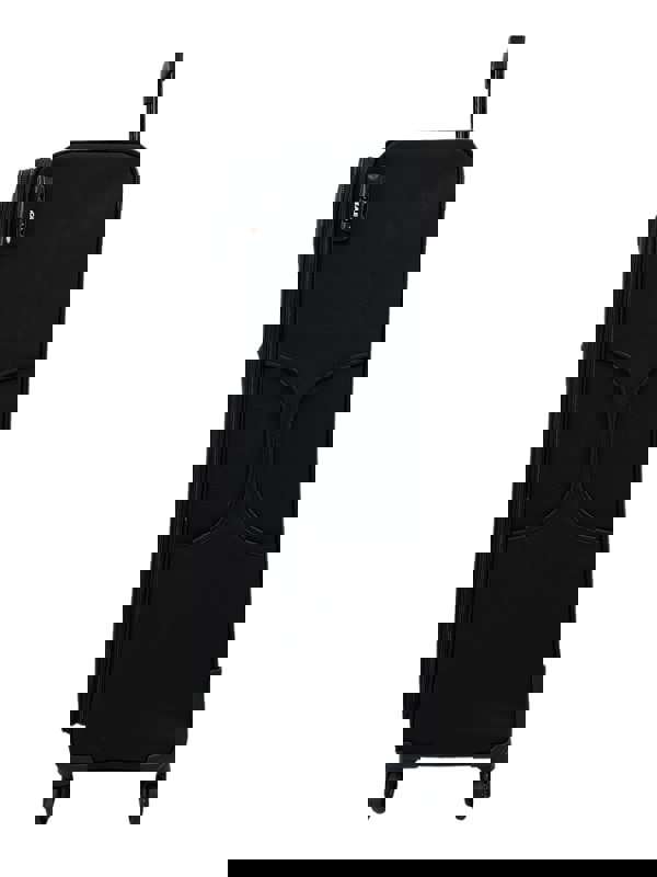 TruClothing Soft Case Suitcase 4 Wheels Zipped Compartments