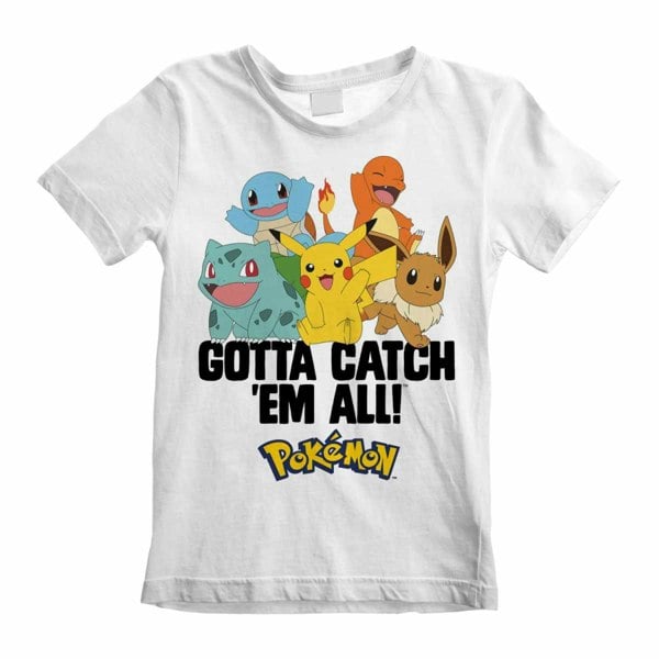 Pokemon Childrens/Kids Gotta Catch Em All T-Shirt - White