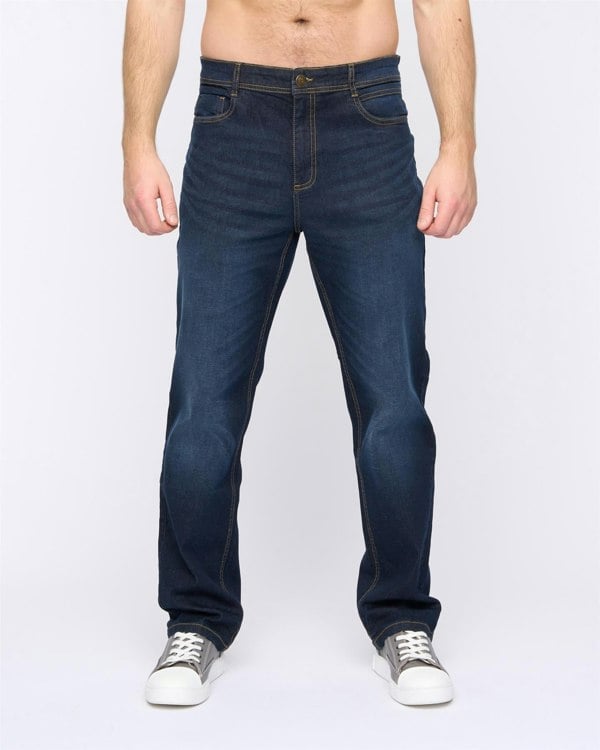Duck and Cover Rushawn Relaxed Fit Jeans Dark Wash