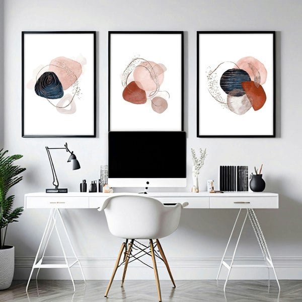 Wall art for home office | set of 3 wall art prints