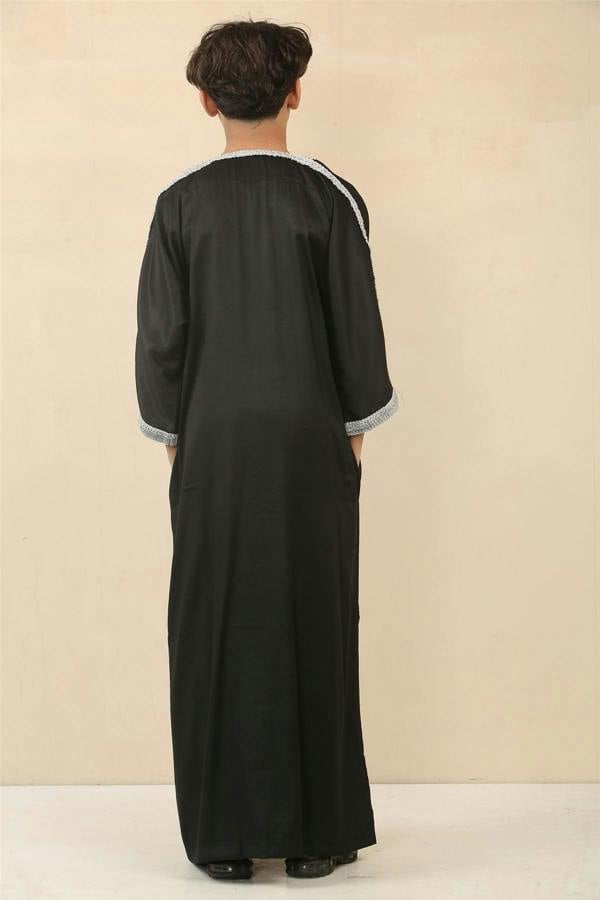 Infinity Leather Kid's Boys Moroccan Thobe Jubba Robe Eid Djellaba Gandoura
