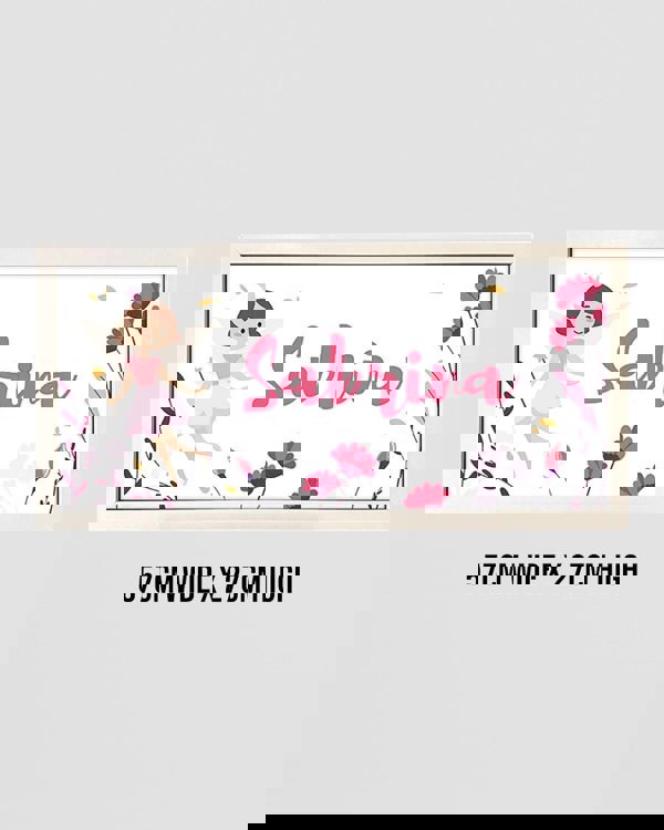 Personalised Fairy Wall Art Print for Girls - Framed & Whimsical