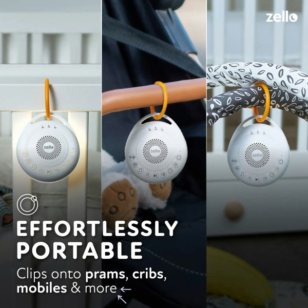 Zello Portable Pro White Noise Machine Effortlessly Portable 