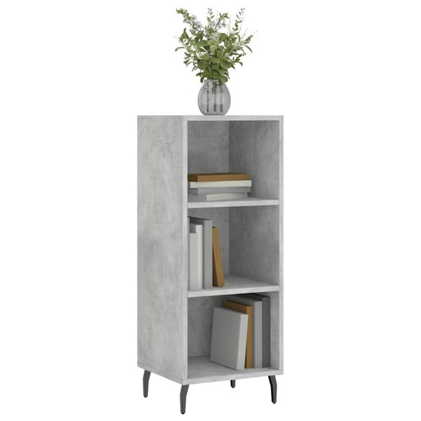 Berkfield Sideboard Concrete Grey 34.5x32.5x90 cm Engineered Wood